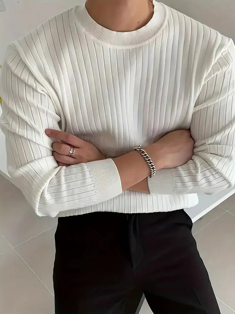 Brit & Boho™️ | Mike Essential Rundhalspullover