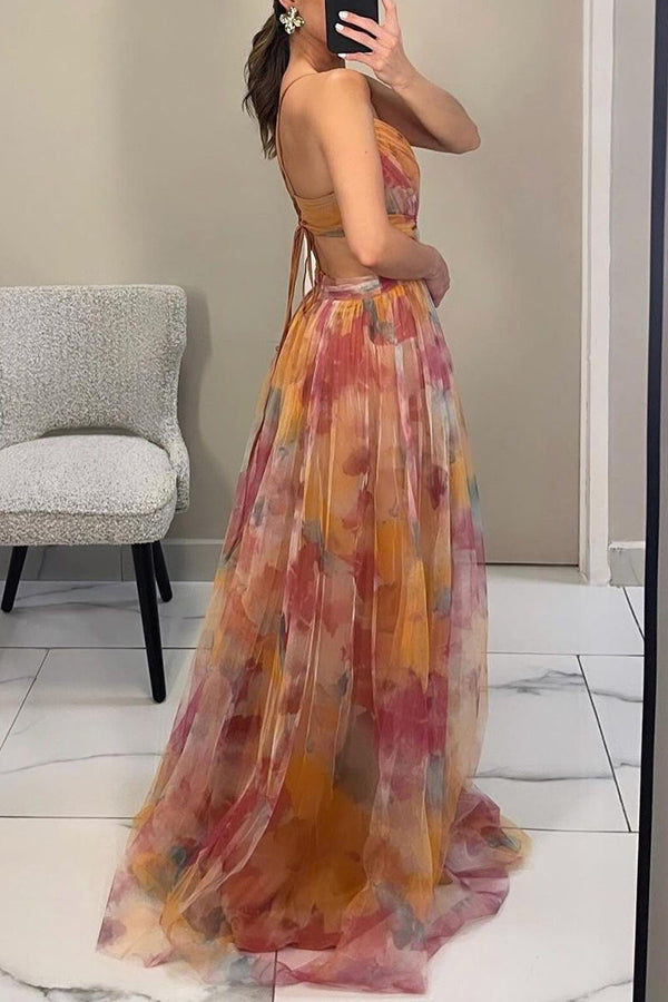 Alina | Atemhaftes Maxi-Kleid