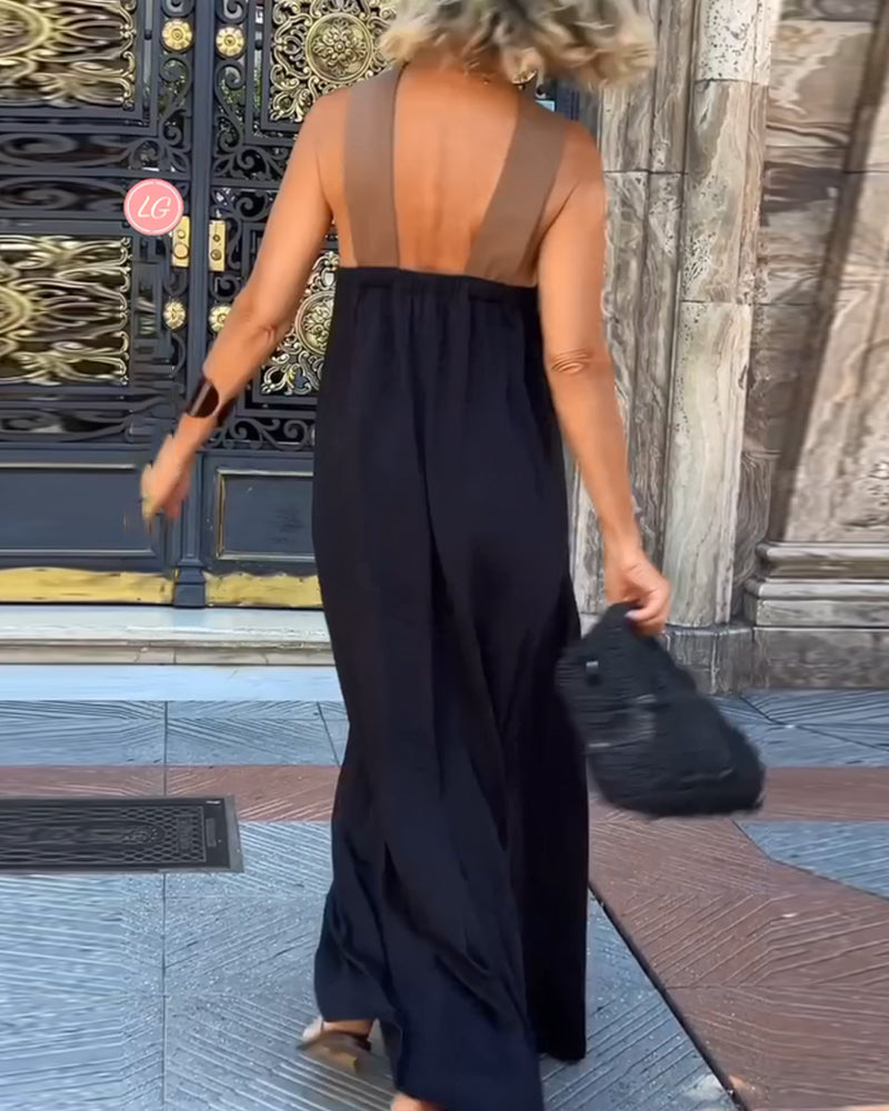 Olive™ - Kleid mit Kreuzhals