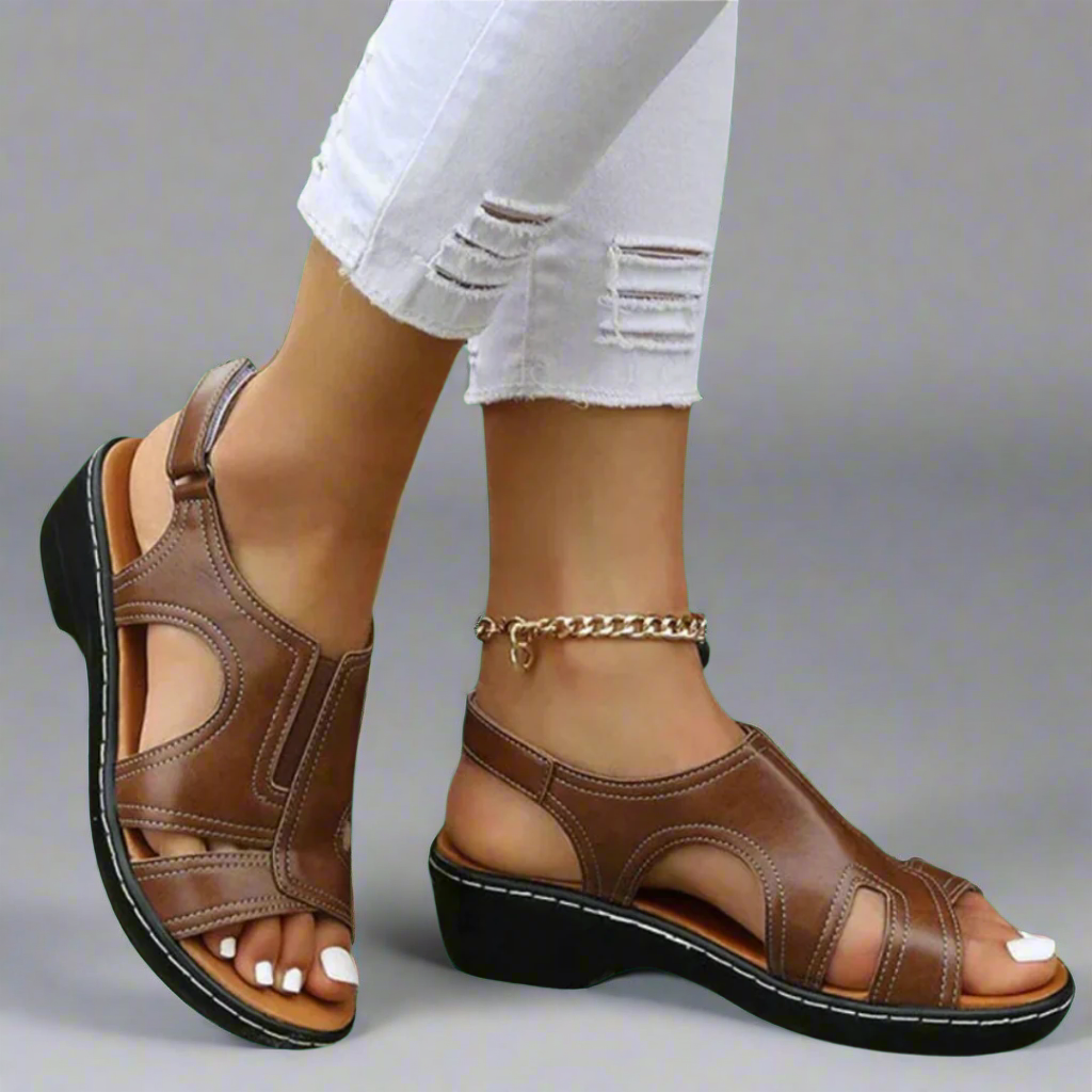 Rosenda | Luxuriöse Orthopädische Sandalen