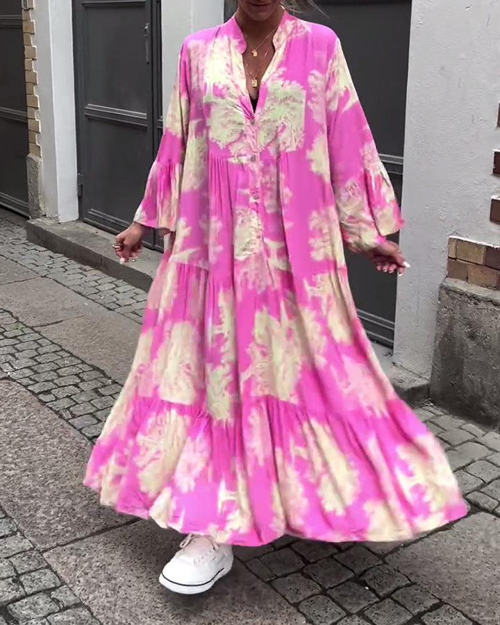 Diana™ - Bequemes Patchwork-Maxikleid