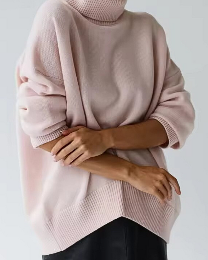 Lesley - Oversized Rollkragenpullover