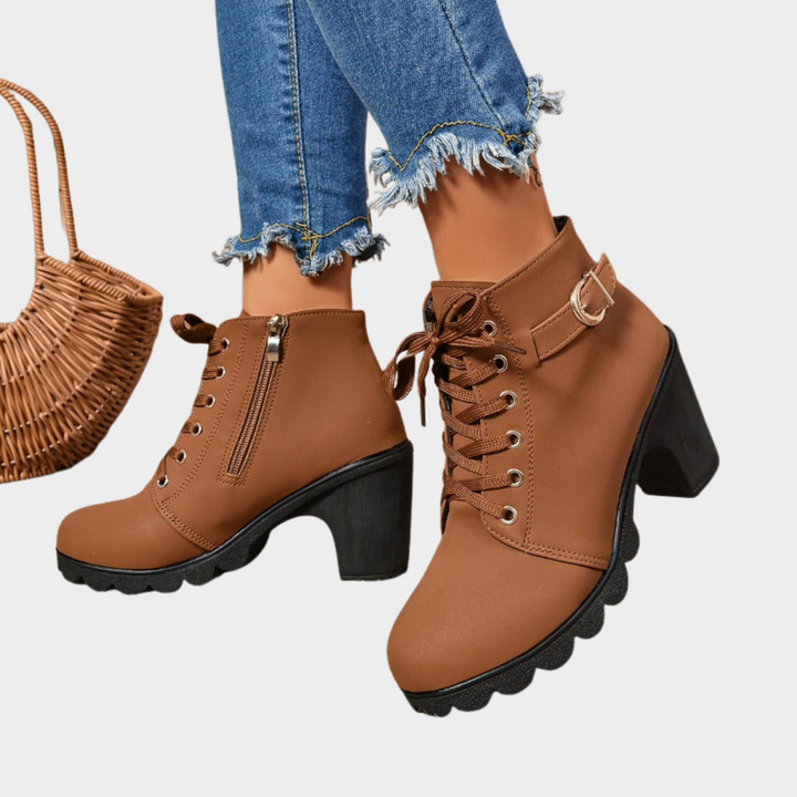Kenna | Blockabsatz-Ankle Boots