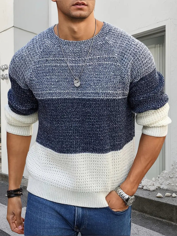 Brit & Boho™️ | Der Orion Geometrische Strickpullover