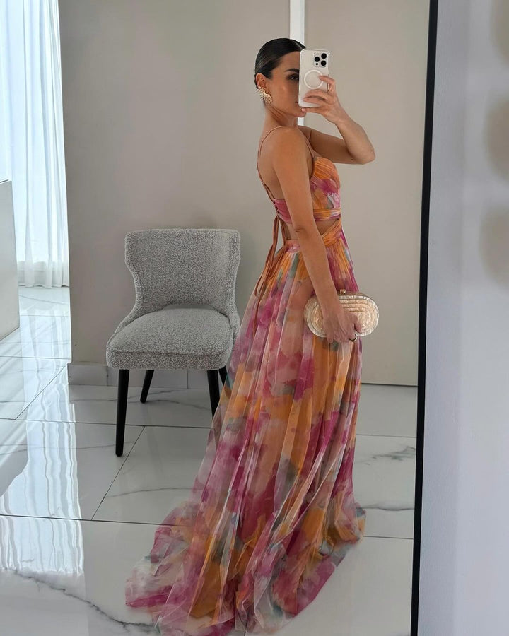 Alina | Atemhaftes Maxi-Kleid