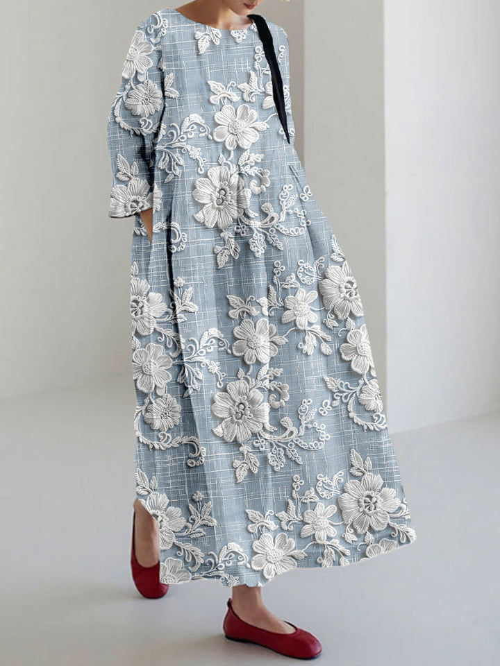 Anovia™ - Anmutiges Bedrucktes Kleid