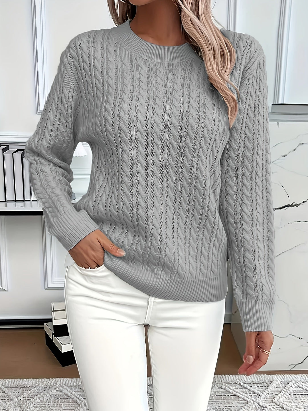 Nadia™ - Lässiger Strickpullover