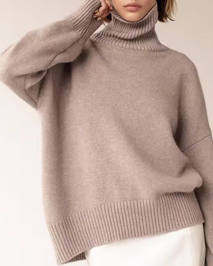 Lesley - Oversized Rollkragenpullover