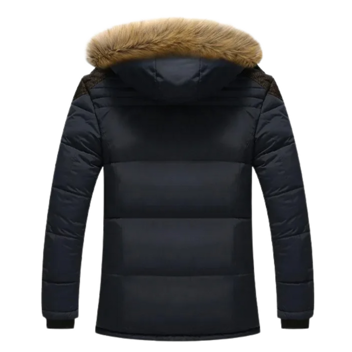 Elegante Gepolsterte Fleece Winterjacke