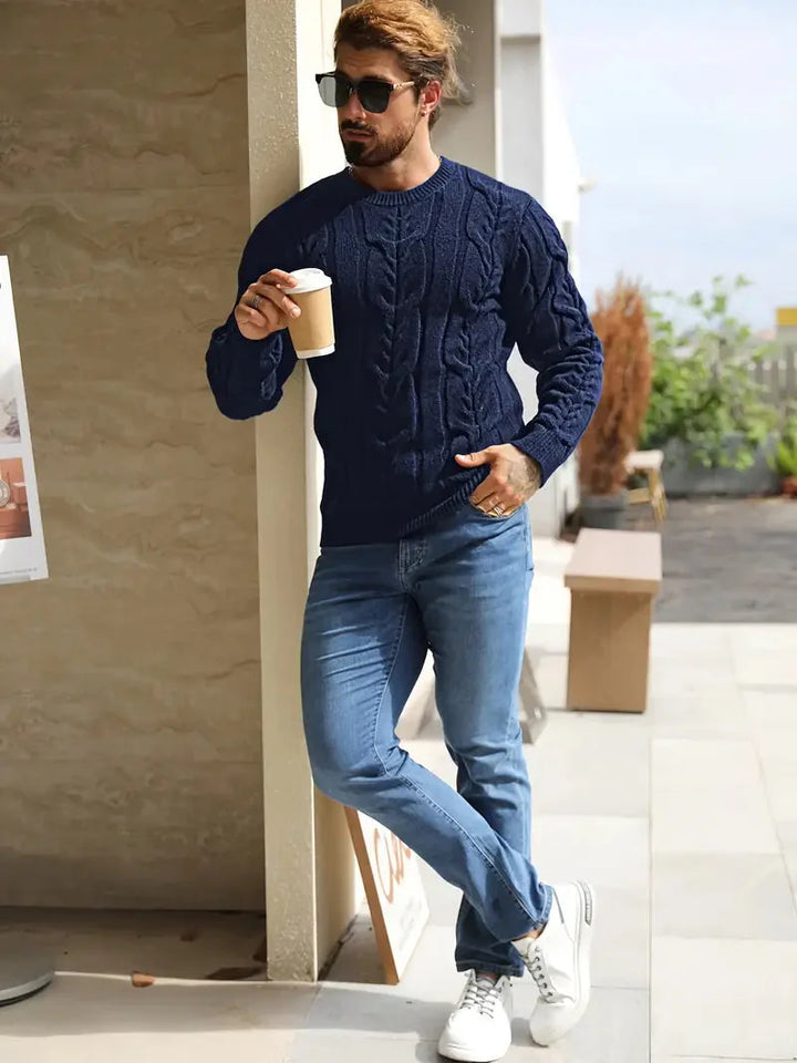 Brit & Boho™️ | Graphica Geo Strickpullover