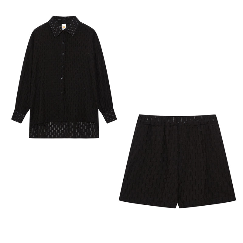 Elizabeth - Luftiges Shirt- und Shorts-Set