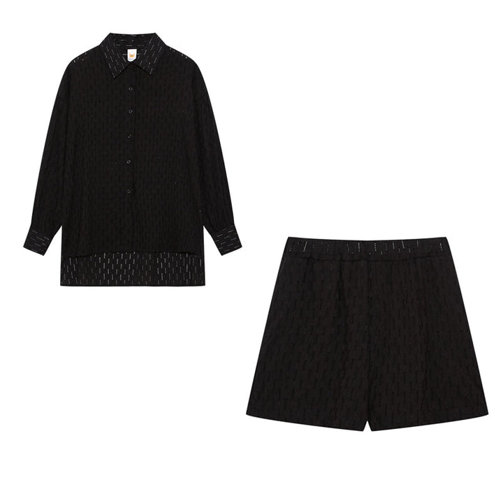 Elizabeth - Luftiges Shirt- und Shorts-Set