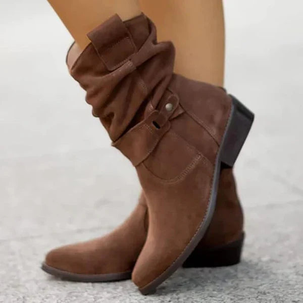 FRANCINE | NIEDRIGE FERSEN ANKLE BOOTS