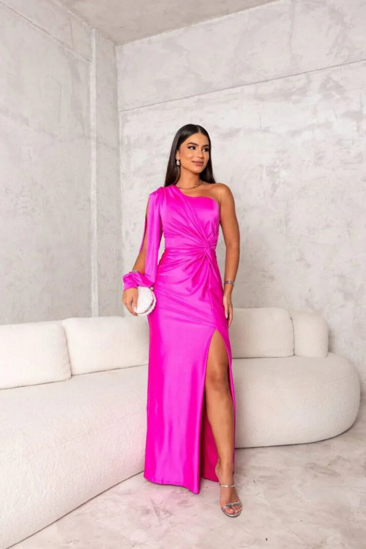 Alison - Elegantes Schlitz-Maxikleid