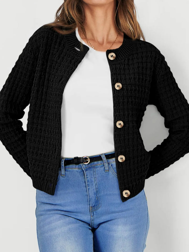 Harper™ - Strickjacke mit Knopfleiste