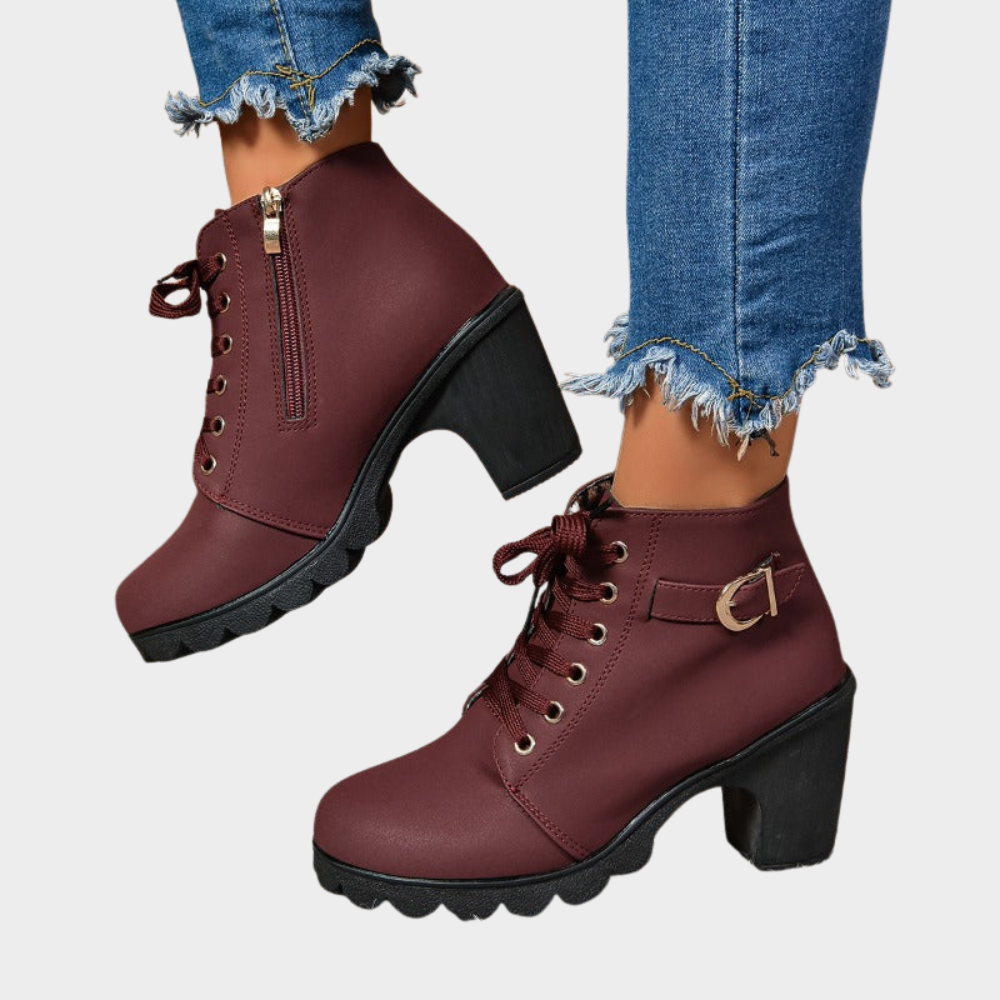 Kenna | Blockabsatz-Ankle Boots