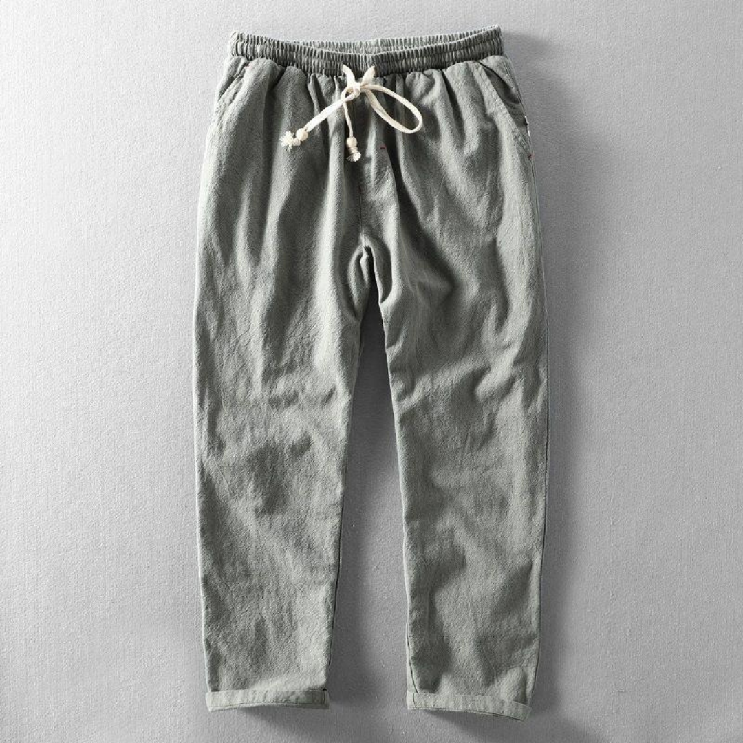 GILES | BEQUEME LEINENHOSE