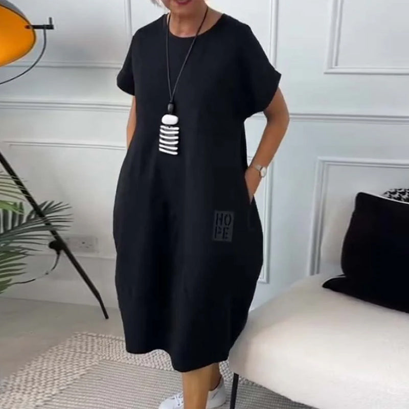 Zuzanna | Luftiges Sommerkleid mit Rundhalsausschnitt