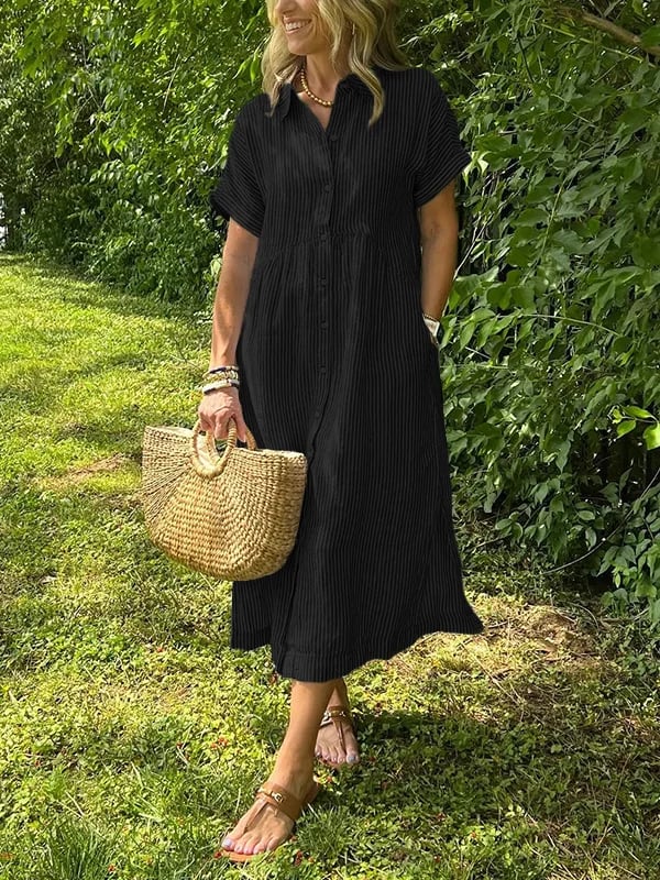 Gwen™ - Gestreiftes Hemdkleid