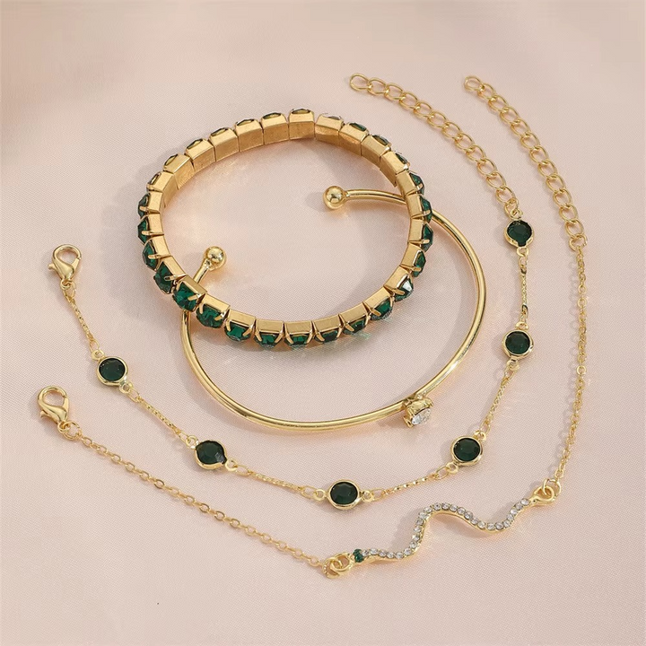 Celeste™ - Elegantes 4-teiliges Armband-Set