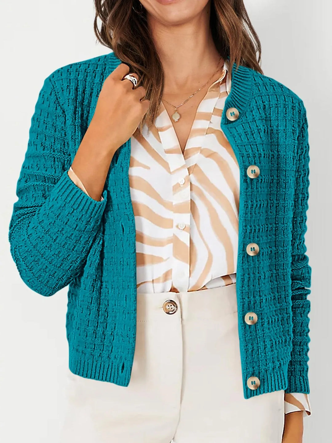 Harper™ - Strickjacke mit Knopfleiste