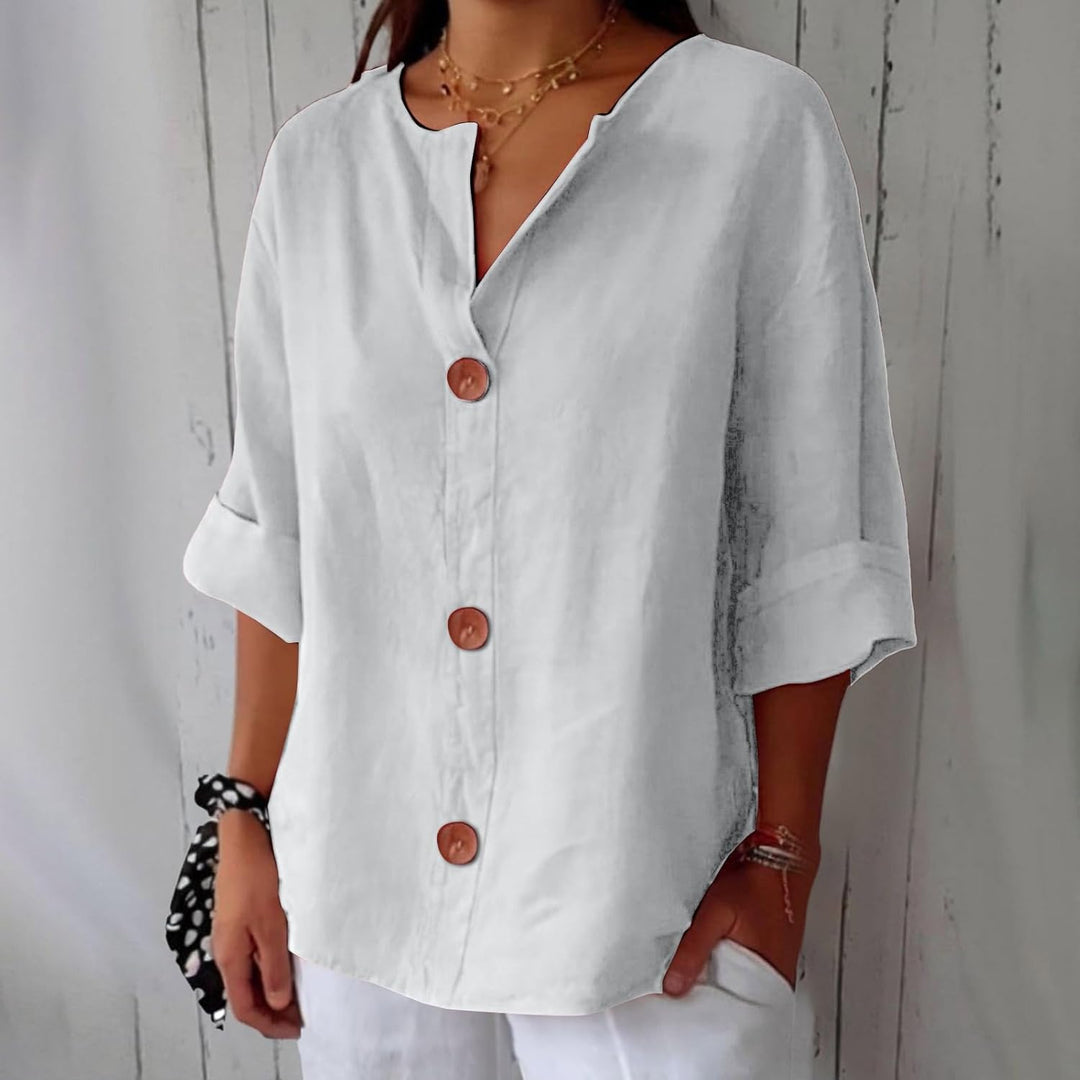 Clara™ - Legere Leinenbluse