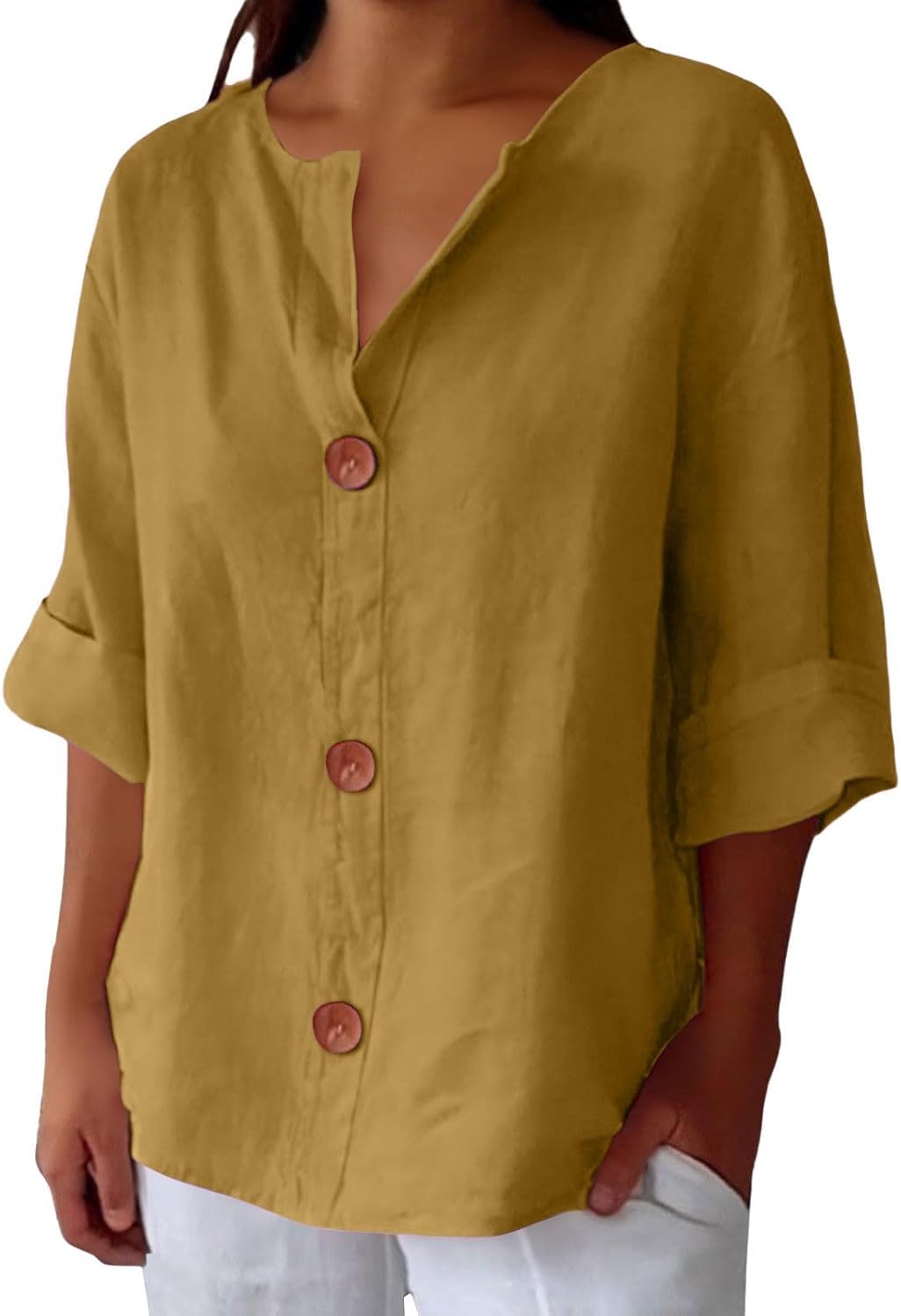 Clara™ - Legere Leinenbluse