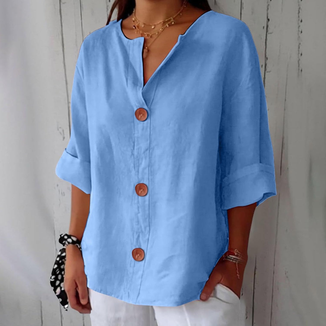 Clara™ - Legere Leinenbluse