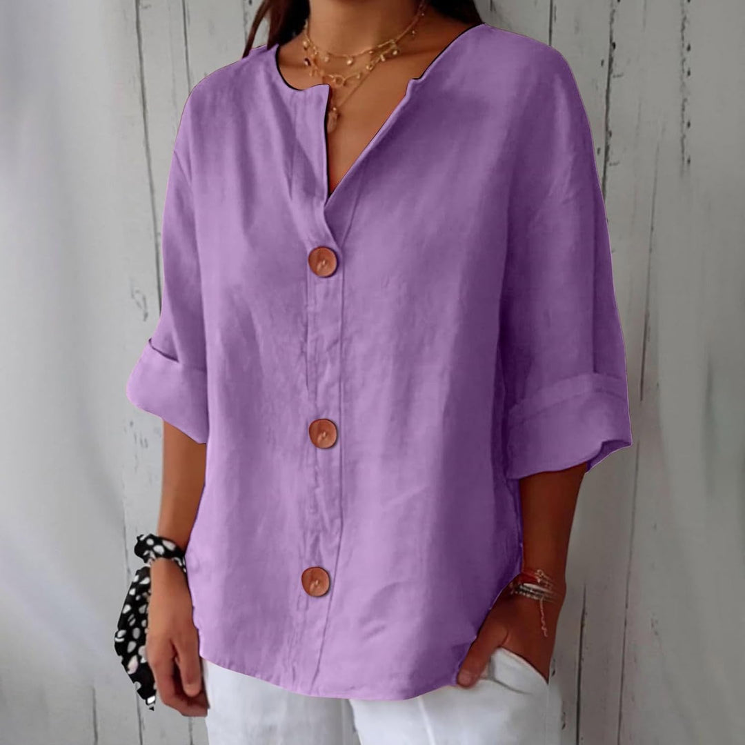 Clara™ - Legere Leinenbluse