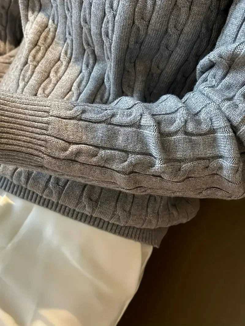 Brit & Boho™️ | Kabelstrickpullover