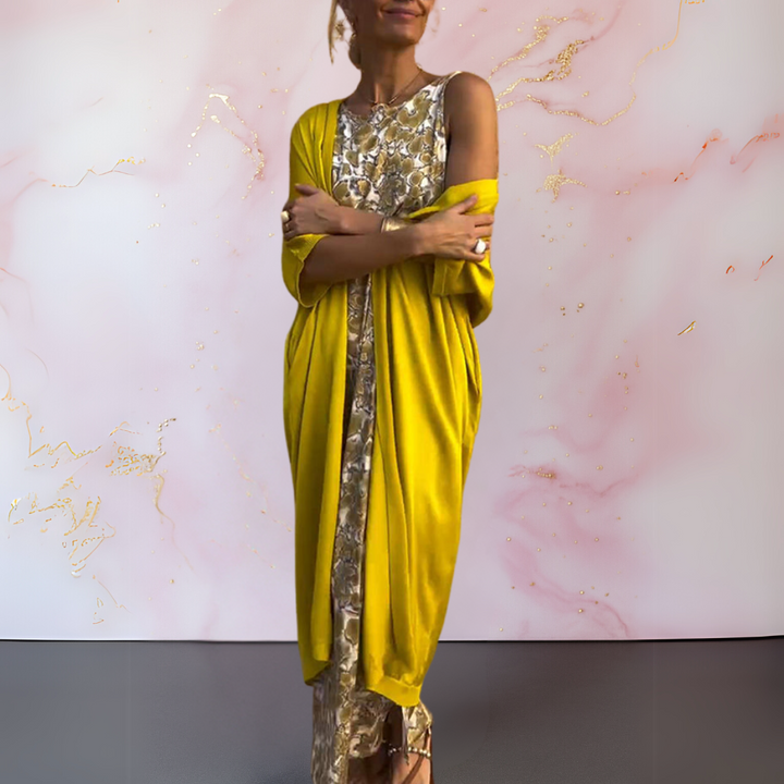 Melanie™ - Elegantes Kleid mit Cardigan