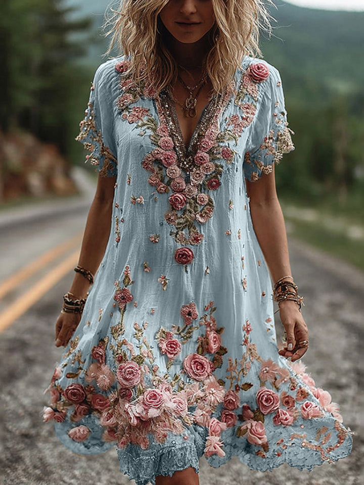 Tilly™ - Vintage Kurzarmkleid