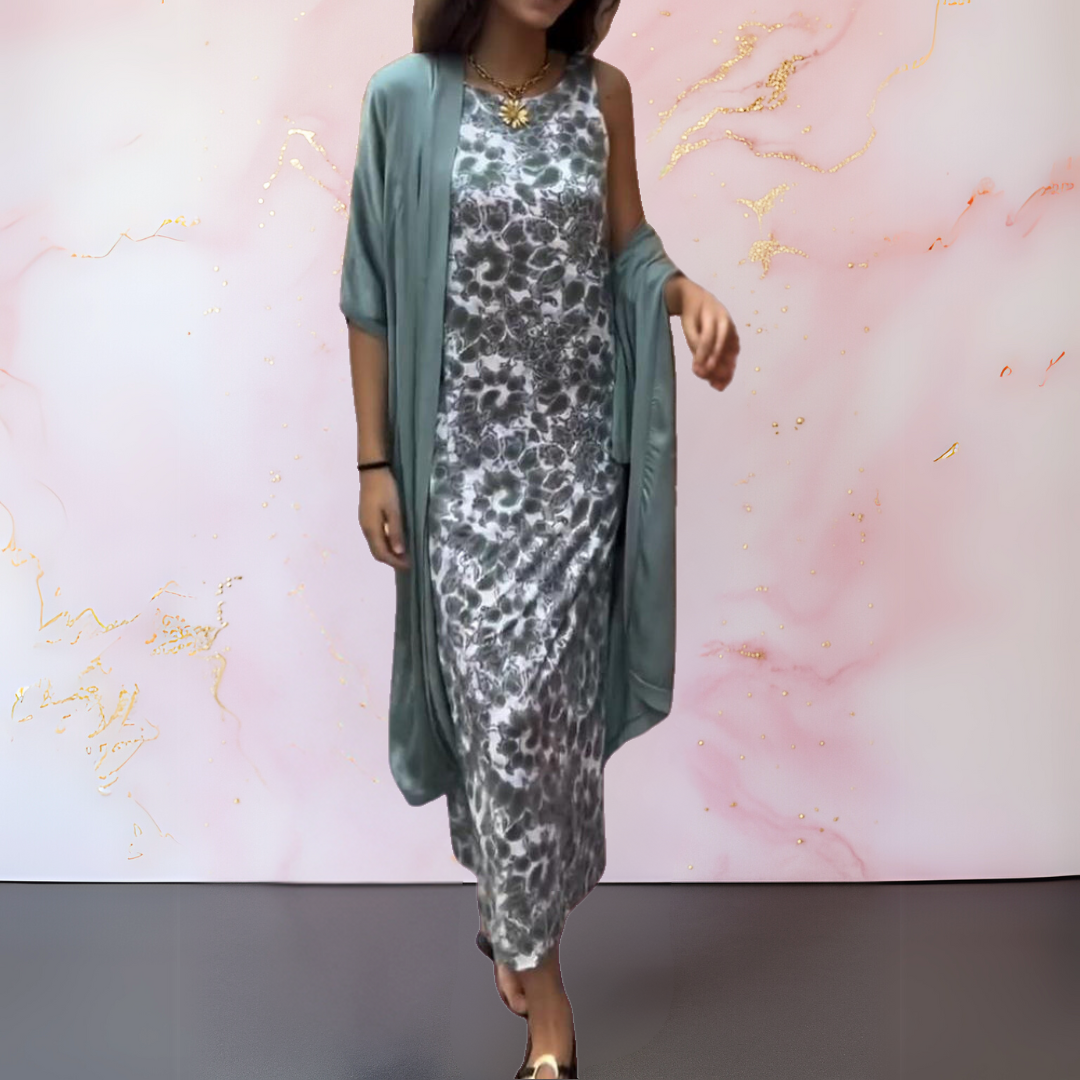 Melanie™ - Elegantes Kleid mit Cardigan