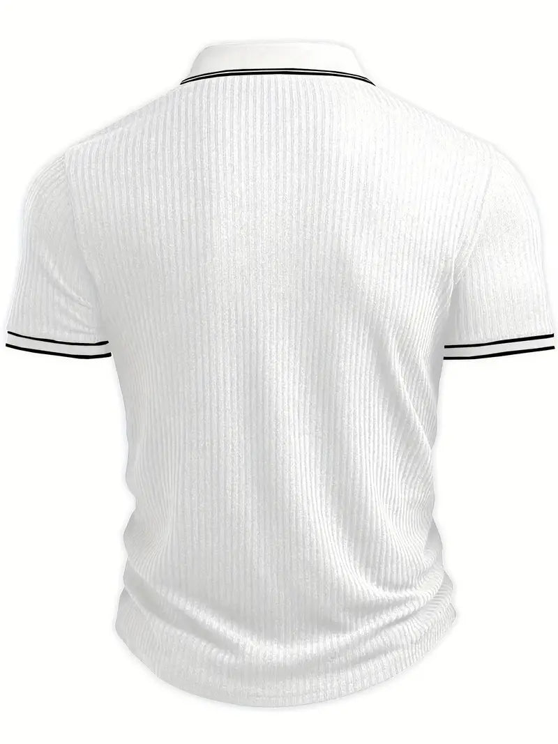 Emilio™ - Herren maßgeschneiderte gerippte Polo