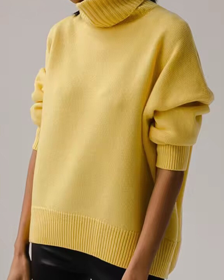 Lesley - Oversized Rollkragenpullover