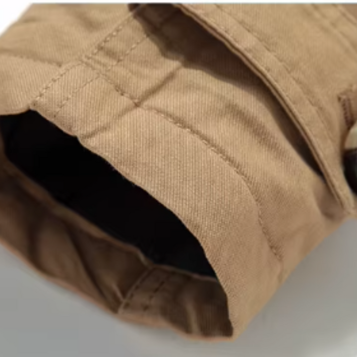 Eleganter Gepolsterter Trenchcoat