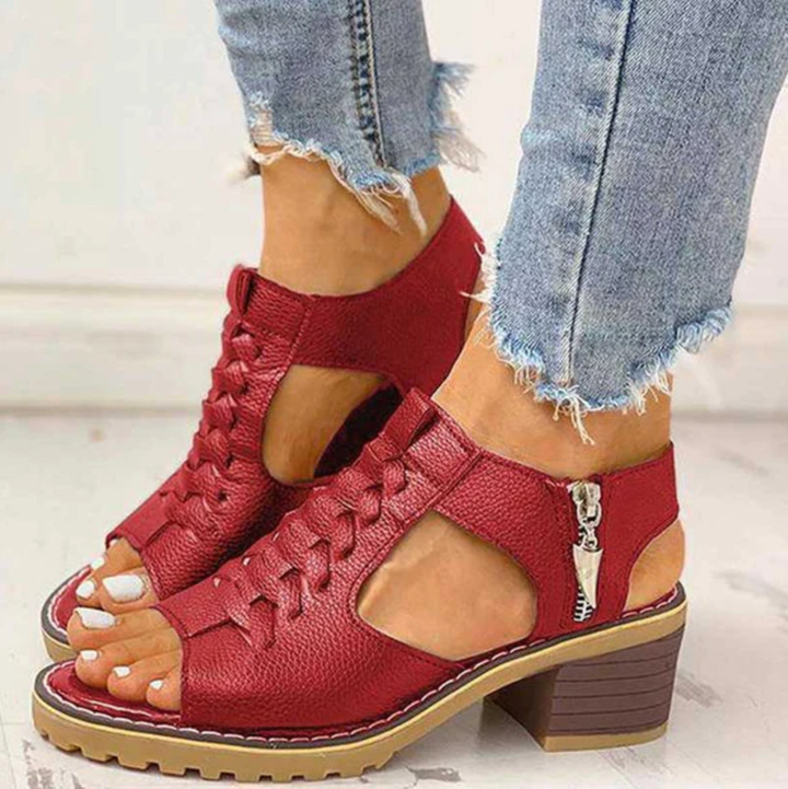 Steffie™ - Orthopädische Damen-Sandalen mit Blockabsatz