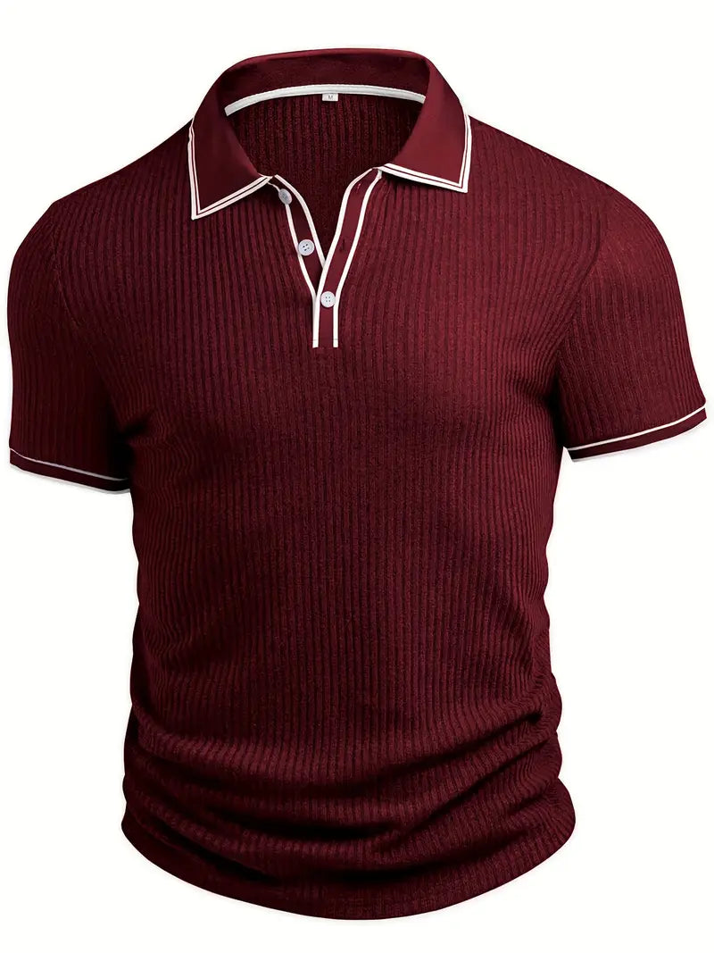 Emilio™ - Herren maßgeschneiderte gerippte Polo