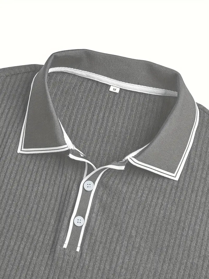 Emilio™ - Herren maßgeschneiderte gerippte Polo