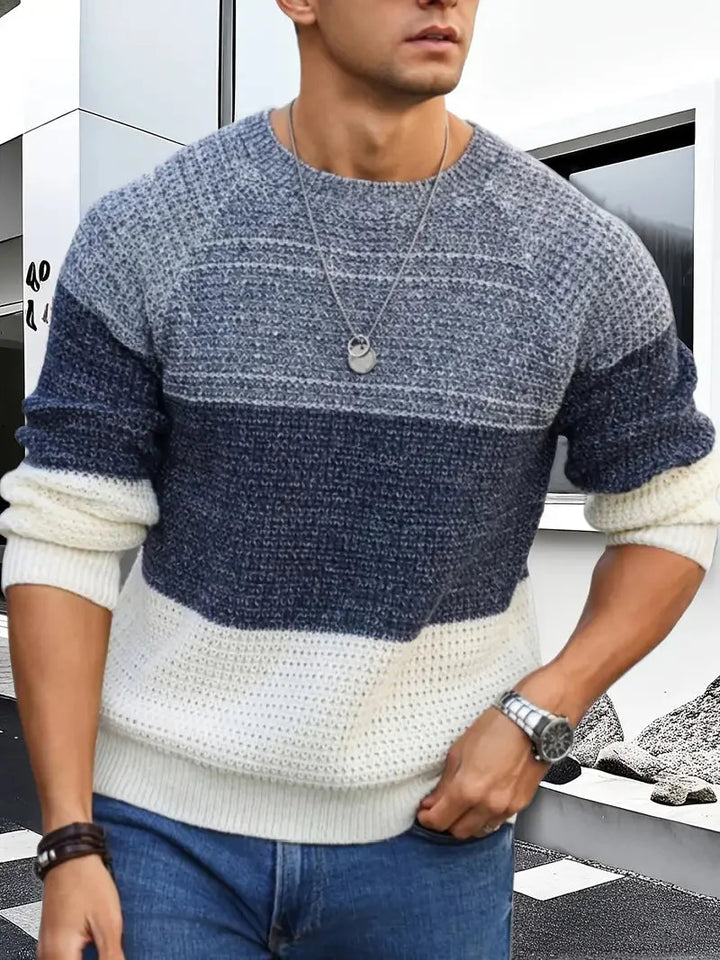 Brit & Boho™️ | Der Orion Geometrische Strickpullover