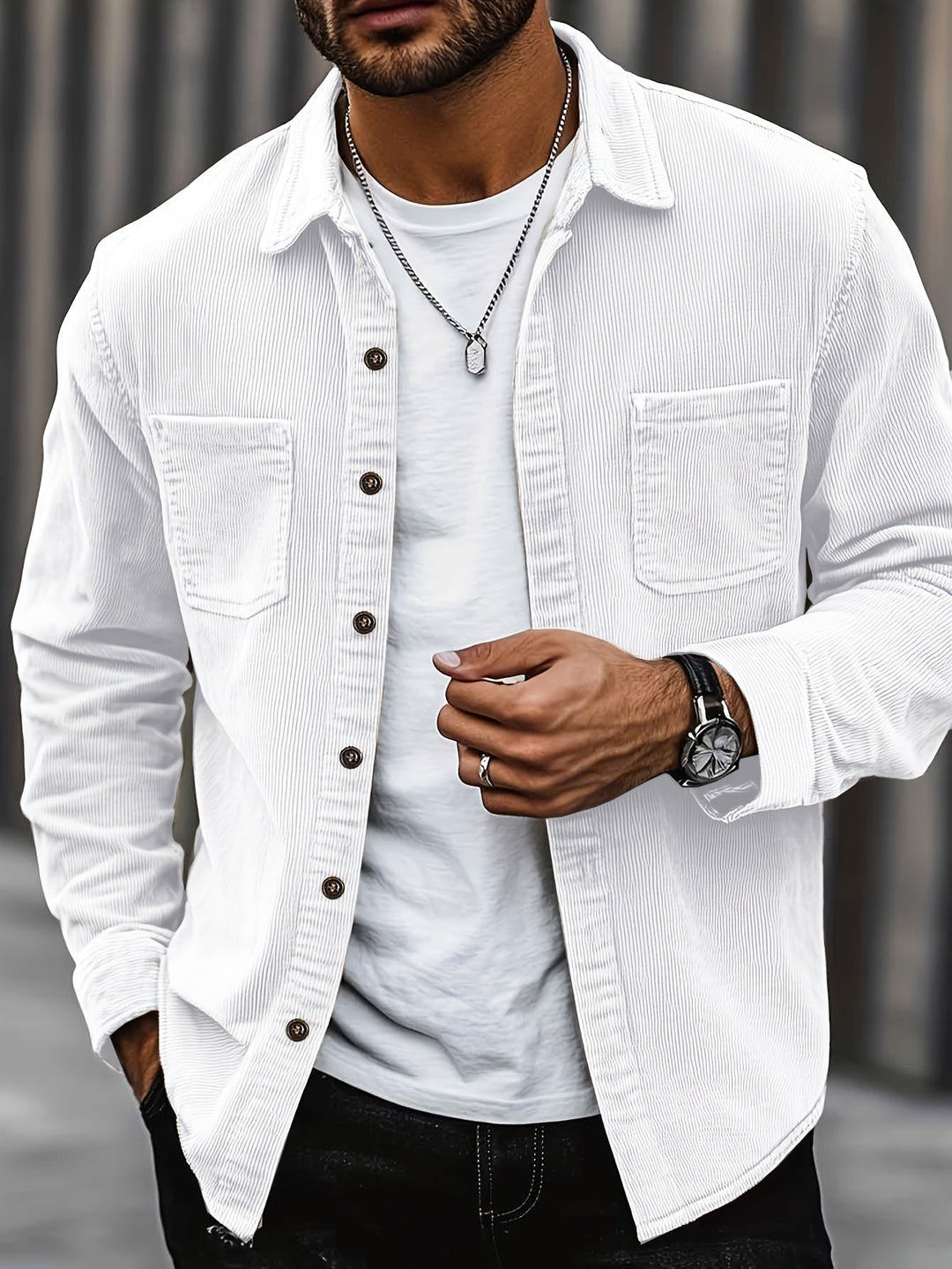 Johan™ - Herren Cordhemdjacke