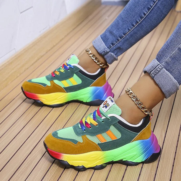 Isolina - Orthopädische Regenbogenschuhe