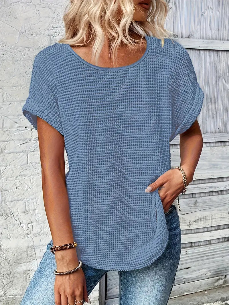 Oliv™ - Bequemes Rundhals-T-Shirt