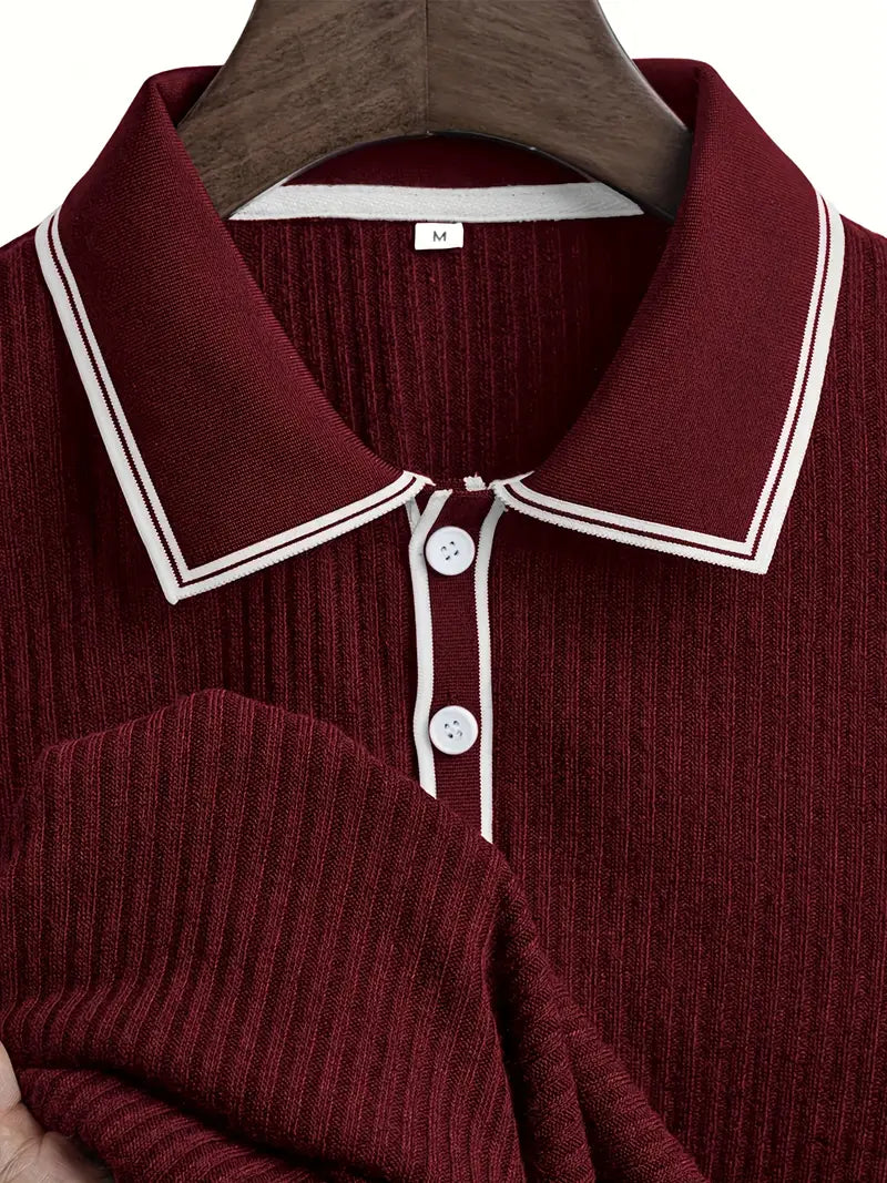 Emilio™ - Herren maßgeschneiderte gerippte Polo