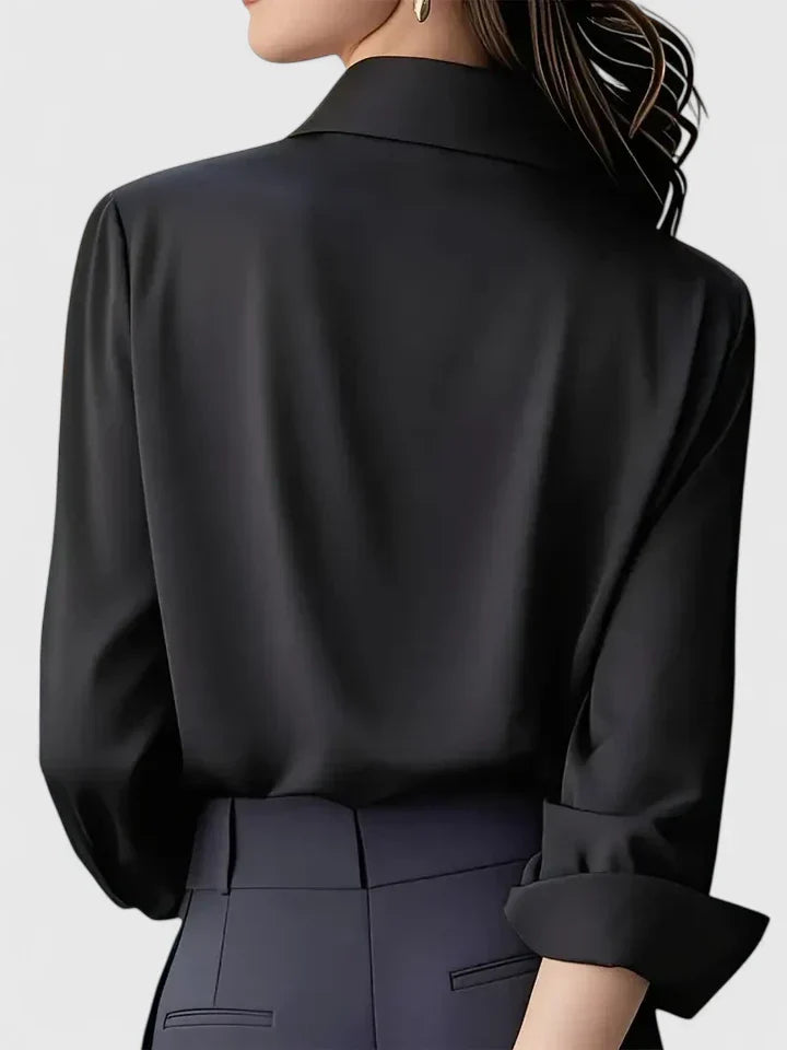 Ellen™ - Elegantes Button-Down-Oberteil