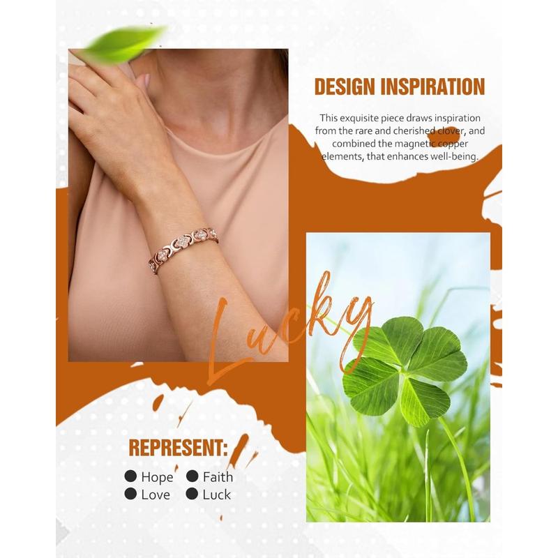Aurelia™ – Elegantes Magnetisches Kupferarmband