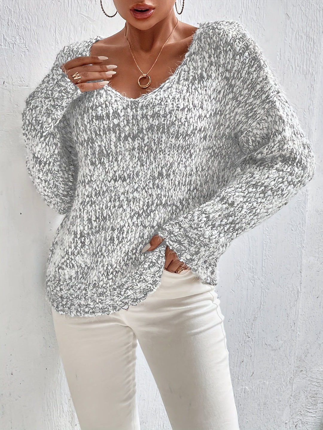 Serina™ - Lässiger Pullover mit langen Ärmeln