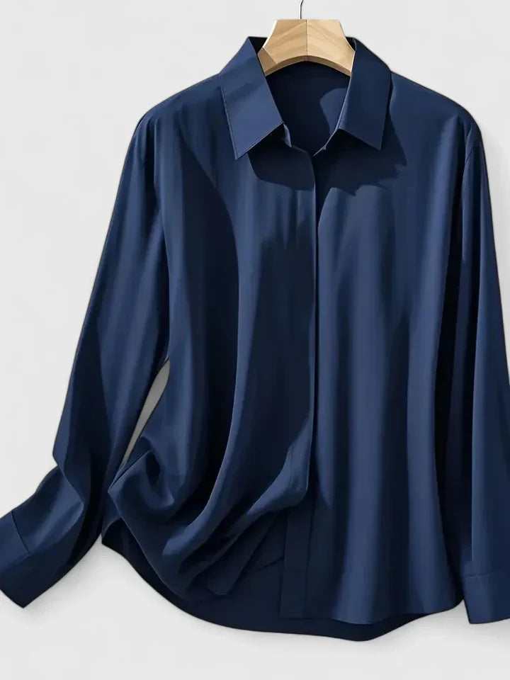 Ellen™ - Elegantes Button-Down-Oberteil