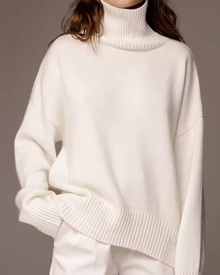 Lesley - Oversized Rollkragenpullover
