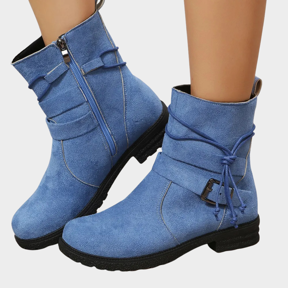 Delaney | Niedrige Absatz Stiefeletten